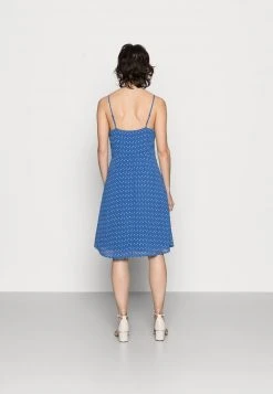 Promoción ⭐ Anna Field STRAPPA FIT AND FLARE - Vestido Informal - Blue, White, Mujer 😉 -Tienda barata Anna Field b0f697241e4140cdbe4786a00e02bf55