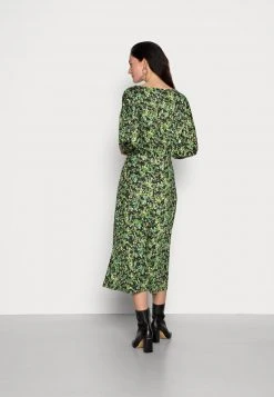 ofertas 😀 Anna Field Quarter Sleeves Elevated Casual Midi Dress - Vestido Informal - Black/green, Mujer ❤️ -Tienda barata Anna Field b151066a38fd49a788c644ac8fab7944