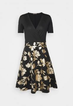 Venta al por mayor 💯 Anna Field Vestido De Cóctel - Black/gold, Mujer ✔️ -Tienda barata Anna Field b1cf144197bc4bef82dfefecfa69cf98