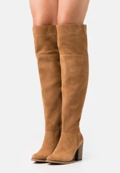 Para estrenar ⭐ Anna Field Botas Mosqueteras - Cognac, Mujer ❤️