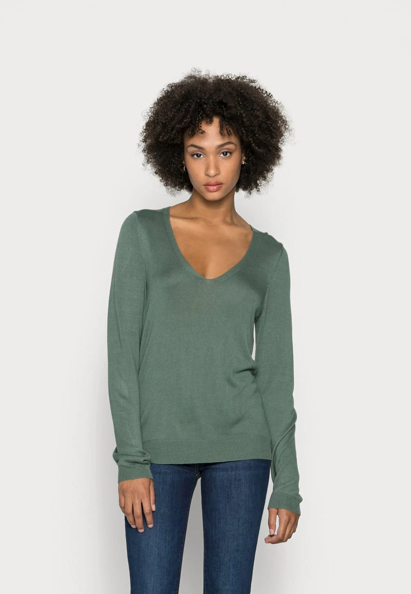 Comprar 🔥 Anna Field OPEN V NECK JUMPER - Jersey De Punto - Green, Mujer ⌛ 3 Comprar 🔥 Anna Field OPEN V NECK JUMPER - Jersey De Punto - Green, Mujer ⌛