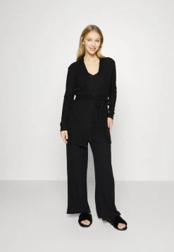 Cupón 🛒 Anna Field RIB 3 PIECE PYJAMA - Pijama - Black, Mujer ✨