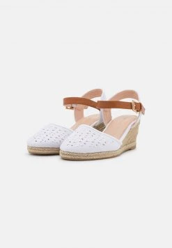 Presupuesto ❤️ Anna Field ⭐ Sandalias De Cuña - White, Mujer ✔️ -Tienda barata Anna Field baa6d1fb2a784e3283fa4da767385a1e