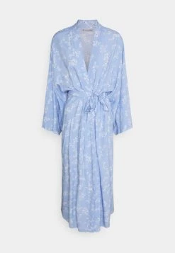 ofertas ✨ Anna Field LISHA LONG PRINTED ROBE - Albornoz - Blue Denim, Mujer ⌛ -Tienda barata Anna Field baab1d07d53f40e684f559776266f114