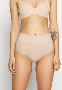 Presupuesto ✔️ Anna Field 2PP HIGH WAIST BRIEF - Braguitas - Beige, Mujer 🧨