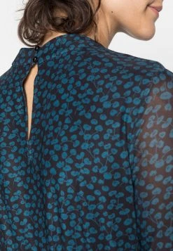 Para estrenar ✔️ Anna Field MAXI HIGH NECK 🌟 DRESS - Vestido Largo - Black/dark Blue, Mujer 🎉 -Tienda barata Anna Field bd0027713fb449798173e04cb0aac969