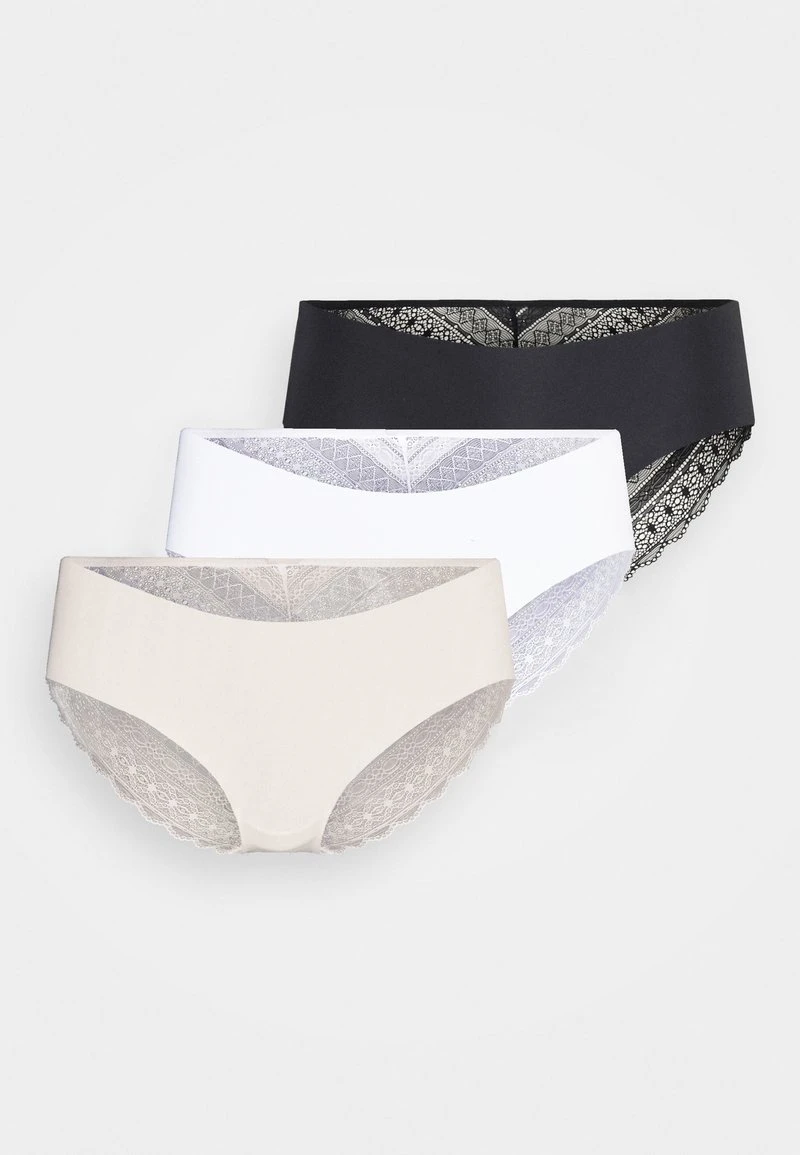 Para estrenar 🌟 Anna Field FROLICE 3PP SHORT - Braguitas - Black/nude/white, Mujer 👍 8 Para estrenar 🌟 Anna Field FROLICE 3PP SHORT - Braguitas - Black/nude/white, Mujer 👍 - Imagen 6