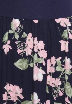 Barato ✨ Anna Field BOAT NECK PRINT 👍 DRESS WITH SOLID 🎁 SKIRT - Vestido Ligero - Dark Blue, Mujer ⭐ -Tienda barata Anna Field be7050b4fa9e4044a4b64385a5771d44