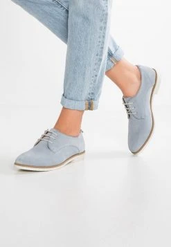 Gran venta ✨ Anna Field LEATHER - Zapatos De Vestir - Light Blue, Mujer 👍