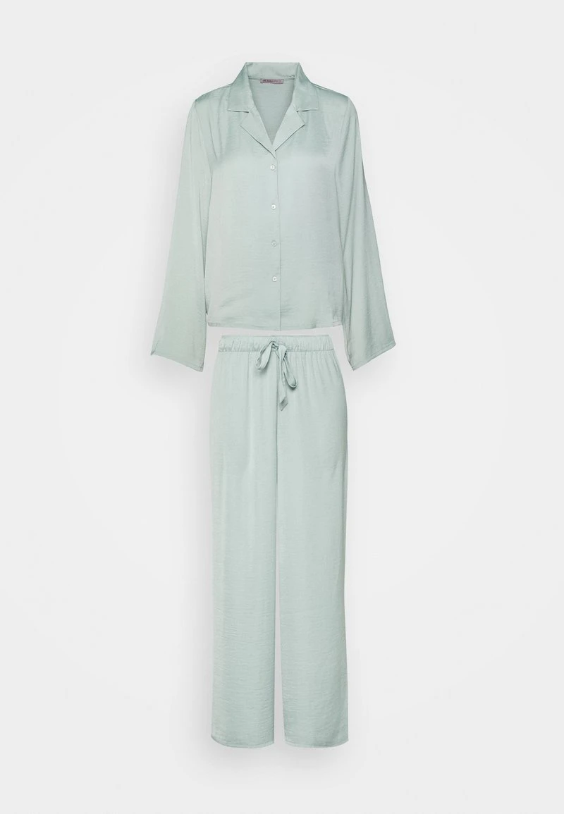 Lo mas barato 🥰 Anna Field 😉 HAMMERED SATIN PJ SET - Pijama - Green, Mujer ✨ 6 Lo mas barato 🥰 Anna Field 😉 HAMMERED SATIN PJ SET - Pijama - Green, Mujer ✨ - Imagen 4