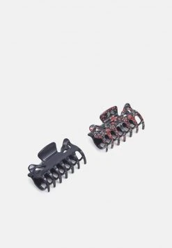 Presupuesto ✔️ Anna Field 2 PACK - Hair Styling Accessory - Black/red, Mujer ❤️