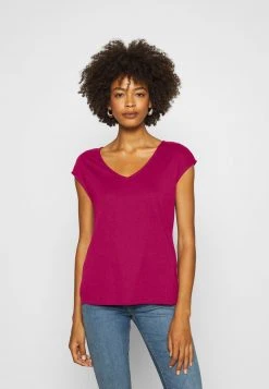 Barato 🎉 Anna Field Camiseta Básica - Berry, Mujer ⭐