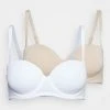 Gran venta 🧨 Anna Field 2 PACK - Sujetador Sin Tirantes/multiescote - White/nude, Mujer 🥰