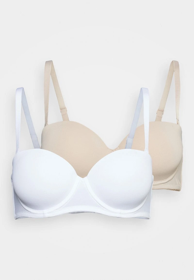 Gran venta 🧨 Anna Field 2 PACK - Sujetador Sin Tirantes/multiescote - White/nude, Mujer 🥰 3 Gran venta 🧨 Anna Field 2 PACK - Sujetador Sin Tirantes/multiescote - White/nude, Mujer 🥰