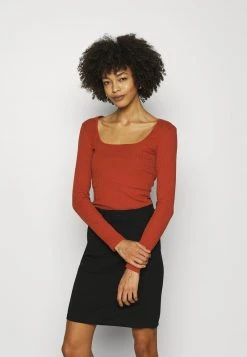 Toma de corriente 🥰 Anna Field Camiseta De Manga Larga - Brown, Mujer ❤️