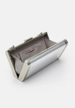 mejor venta ⌛ Anna Field Clutch - Silver-coloured, Mujer ✨ -Tienda barata Anna Field c58a7dc140c041bea14d3176220bb4a7