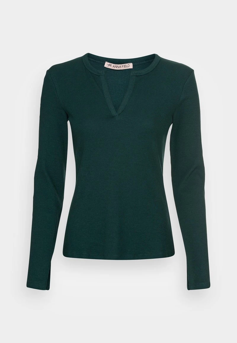 ofertas ⌛ Anna Field Camiseta De Manga Larga - Dark Green, Mujer ⭐ 3 ofertas ⌛ Anna Field Camiseta De Manga Larga - Dark Green, Mujer ⭐