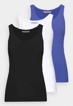 Descuento 👍 Anna Field BASIC TANK 3er Pack - Top - Black/white/light Blue, Mujer ⭐ -Tienda barata Anna Field c780801dbea34425a98b68a18f0e2ec8