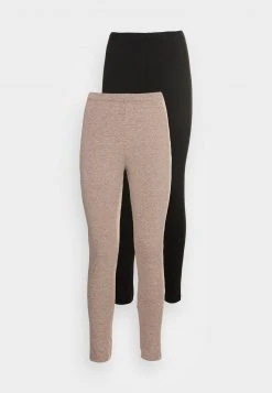 Venta al por mayor ✔️ Anna Field 2 PACK - Leggings - Black/mottled Light Brown, Mujer ❤️ -Tienda barata Anna Field c8f637af76e94069941ef413886e37ed
