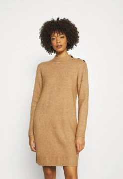 Descuento 🤩 Anna Field Vestido De Punto - Mottled Dark Brown, Mujer 👍
