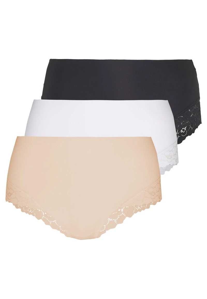 Promoción 😉 Anna Field JUNIPER 3PP HIGH WAIST - Braguitas - Nude/black/white, Mujer 😉 6 Promoción 😉 Anna Field JUNIPER 3PP HIGH WAIST - Braguitas - Nude/black/white, Mujer 😉 - Imagen 4
