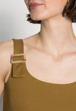 Venta al por mayor 💯 Anna Field HORN BUCKLE TOP CLEAN FINISH - Top - Khaki, Mujer 🌟 -Tienda barata Anna Field d00dfad77d574d38aa8efb41e2fa472d