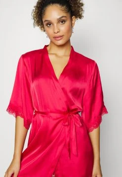 Mejor trato 🎁 Anna Field ARIANA SATIN KIMONO - Albornoz - Light Pink, Mujer ❤️