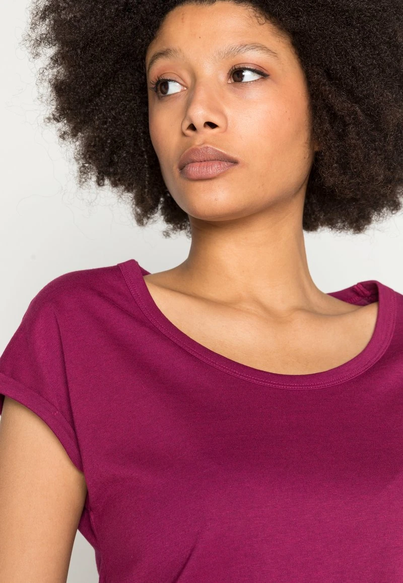 Toma de corriente 🤩 Anna Field Camiseta Básica - Dark Red, Mujer ✨ 7 Toma de corriente 🤩 Anna Field Camiseta Básica - Dark Red, Mujer ✨ - Imagen 5