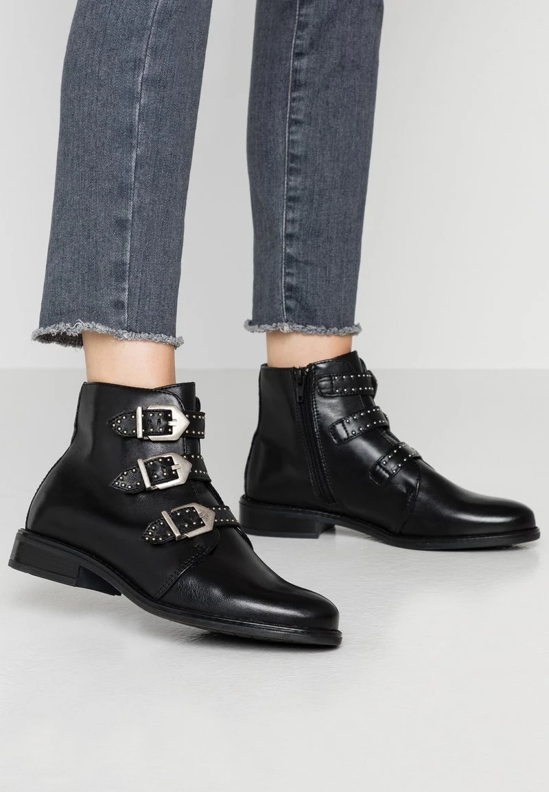 Promoción 😍 Anna Field LEATHER BOOTIES - Botines Bajos - Black, Mujer 🧨 3 Promoción 😍 Anna Field LEATHER BOOTIES - Botines Bajos - Black, Mujer 🧨