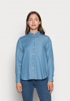 ofertas ⌛ Anna Field Camisa - Blue Denim, Mujer 🌟