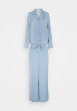 Mejor trato ❤️ Anna Field 🧨 HAMMERED SATIN PJ SET - Pijama - Blue Denim, Mujer ✔️