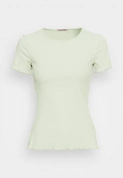 Toma de corriente ⭐ Anna Field Camiseta Básica - Light Green, Mujer ⌛ -Tienda barata Anna Field d39eef9974024792a08ec81fb951c801