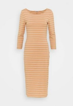 Venta al por mayor 🧨 Anna Field Vestido Ligero - Camel/white, Mujer 😍