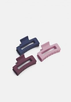 Cupón 👏 Anna Field 3 PACK - Hair Styling Accessory - Blue/bordeaux/pink, Mujer ❤️