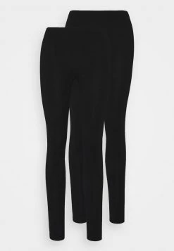 Barato ✔️ Anna Field 2PP JERSEY LEGGING - Leggings - Black, Mujer ✔️ -Tienda barata Anna Field da17e192da1f42119f02293d4368344e