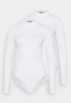Promoción ⌛ Anna Field LAURA 2PP HIGH NECK BODIES - Body - White, Mujer ✨ -Tienda barata Anna Field dbd0948dc2164ef2ade05ae12a52897e