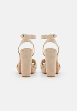 Venta express 🔥 Anna Field LEATHER - Sandalias De Tacón - Beige, Mujer 🛒 -Tienda barata Anna Field de15695f018a4dd584ef710a442fa759