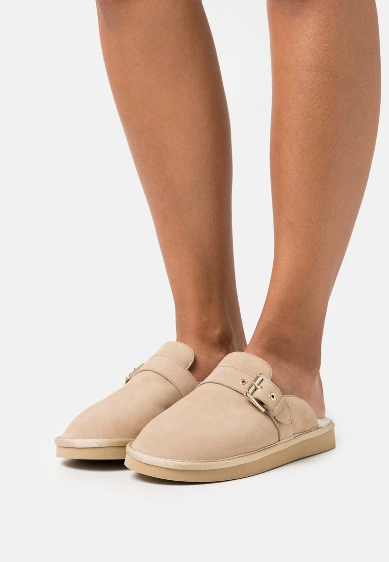 ofertas ✔️ Anna Field LEATHER - Pantuflas - Beige, Mujer 🎁 3 ofertas ✔️ Anna Field LEATHER - Pantuflas - Beige, Mujer 🎁
