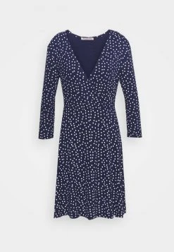 Descuento 🎉 Anna Field Quarter Sleeves Wrap Mini Dress - Vestido Ligero - Dark Blue/white, Mujer 👍 -Tienda barata Anna Field dffe642f69614b56a38a5ad1d6e82878