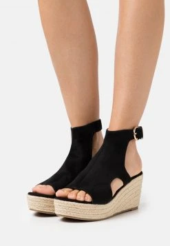 ofertas ⌛ Anna Field 💯 Sandalias Con Plataforma - Black, Mujer 🎁