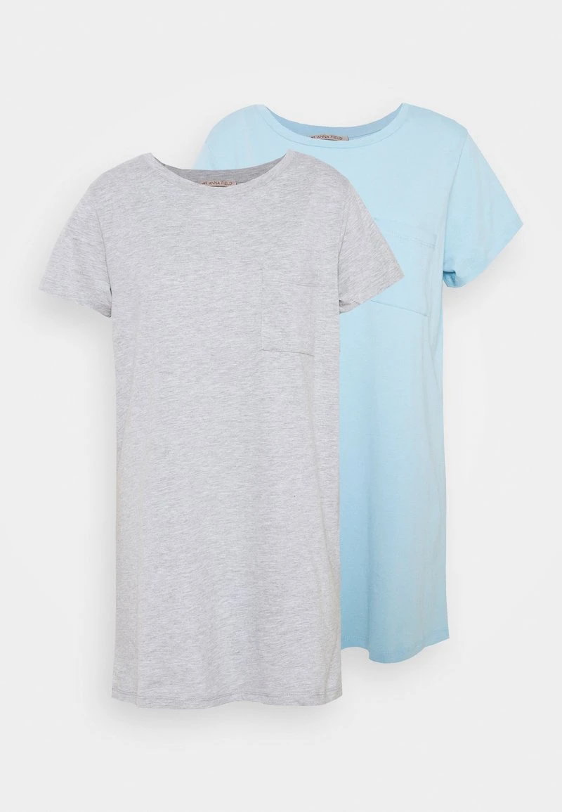 Para estrenar 🥰 Anna Field 2 PACK - Camisón - Dark Grey/dark Blue, Mujer 🛒 3 Para estrenar 🥰 Anna Field 2 PACK - Camisón - Dark Grey/dark Blue, Mujer 🛒