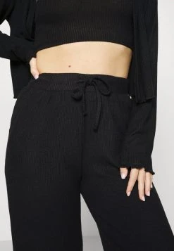 Mejor trato ⌛ Anna Field 3 PIECE COSY RIB SET - Pijama - Black, Mujer ⌛ -Tienda barata Anna Field e9380684a29f4a779b9c18d42086aaba