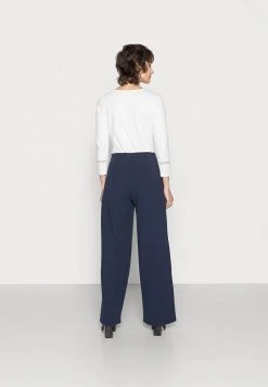 Las mejores reseñas de ❤️ Anna Field BUTTON WAIST WIDE LEG PANTS - Pantalones - Dark Blue, Mujer ⭐ -Tienda barata Anna Field e9e0912e472d4d1f9ed0473cd9daed31