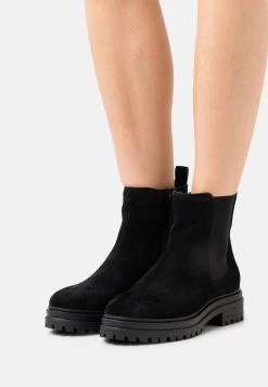 Venta express ✔️ Anna Field LEATHER - Botines - Black, Mujer 😀