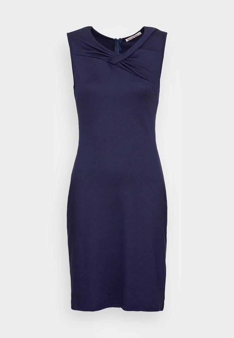 Nuevo 🔔 Anna Field Vestido Ligero - Dark Blue, Mujer ✔️ 6 Nuevo 🔔 Anna Field Vestido Ligero - Dark Blue, Mujer ✔️ - Imagen 4