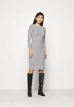 Descuento ⌛ Anna Field Vestido De Punto - Mottled Grey, Mujer 💯