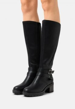 Toma de corriente 🎉 Anna Field Botas - Black, Mujer 💯