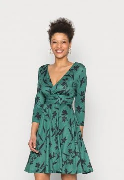 Presupuesto ⌛ Anna Field Vestido Ligero - Dark Green/black, Mujer 🌟