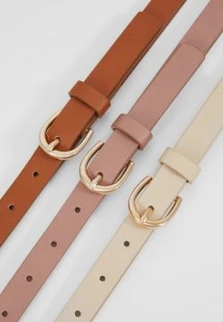 mejor venta 🔔 Anna Field 3 PACK - Cinturón - Cognac/rose/beige, Mujer ✔️ 13 mejor venta 🔔 Anna Field 3 PACK - Cinturón - Cognac/rose/beige, Mujer ✔️ -Tienda barata Anna Field f3e754a07fbf4cea9f5d557857d4c475