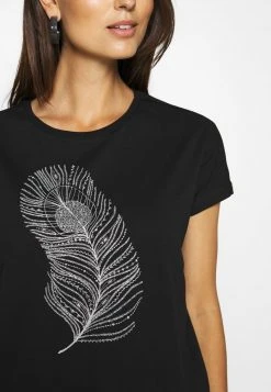 10 mejores ⌛ Anna Field Camiseta Estampada - Black, Mujer ✔️ -Tienda barata Anna Field f5b55795c2ac432e8da036fbd72ada5b